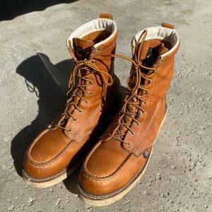 Thorogood  Steel Toe 8” Leather Work Boots Made in USA